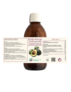 Elisir di olio di avocado arricchito con carbone 60 -Antiossidante 2