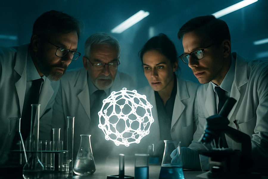 Scientists discuss a breakthrough in combating bad cholesterol using Carbon 60.